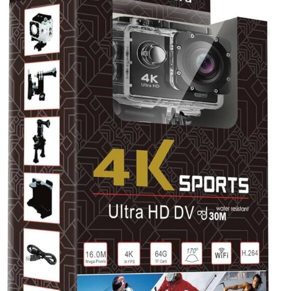 Pro Xtreme 4K Action Camera - Ultra HD Waterproof Camera...